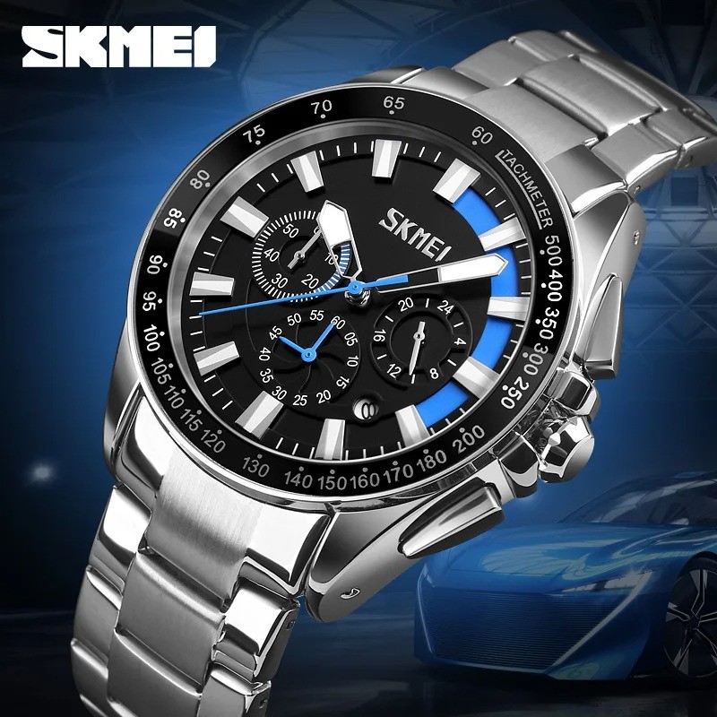 New Skmei 9167 Waterproof Wristwatch Quartz Business Men Watch
