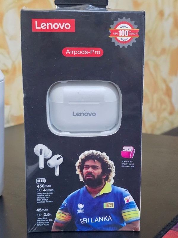 Lenovo Advanced Touched Air Buds Pro With Siri Supported Function - Bluetooth Headphone