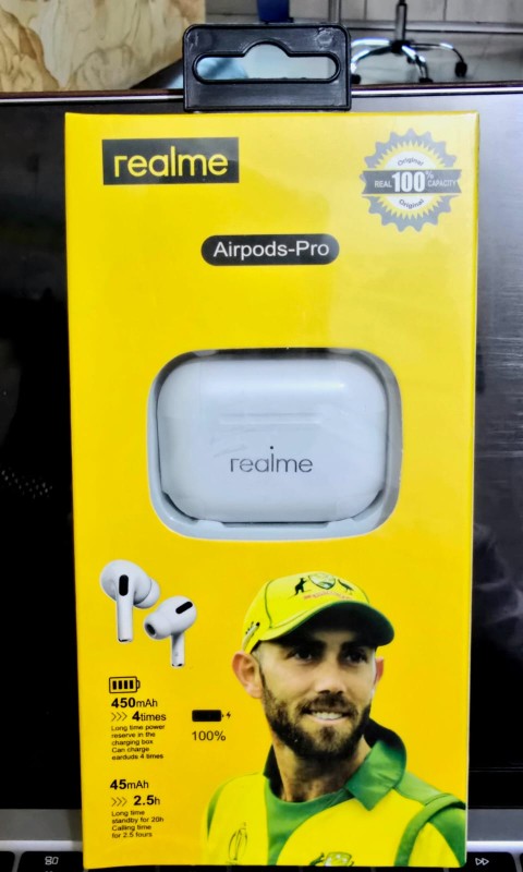 Realme airpods pro wireless TWS Earbuds Bluetooth headphone high quality HD sound
