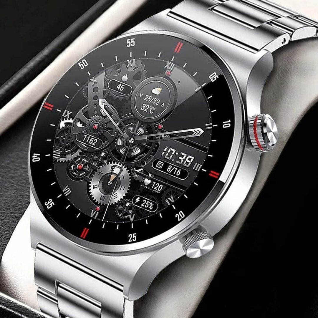 LIGE ECG+PPG+NFC QW33 Bluetooth Call Smart Watch Men HD Screen Sports watches (BW0382)