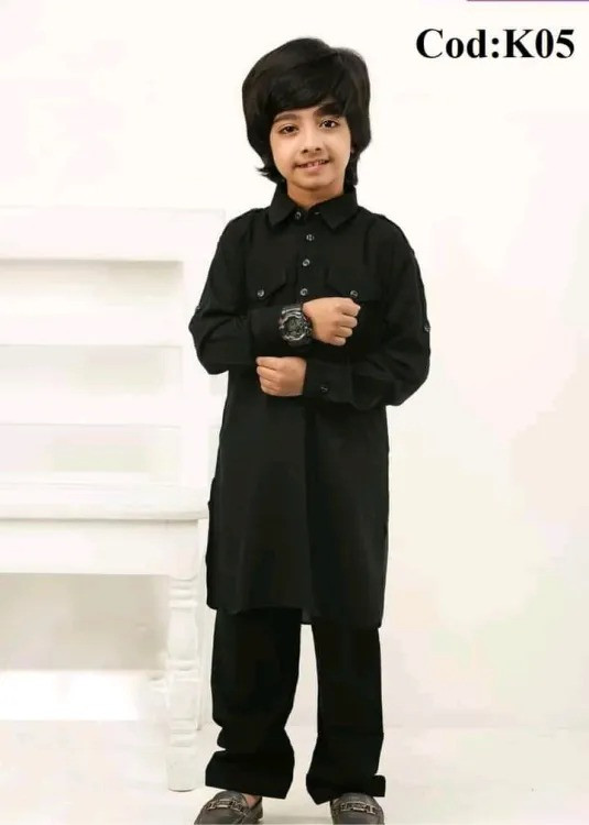 Vastramay Kids Solid Kurta Sets