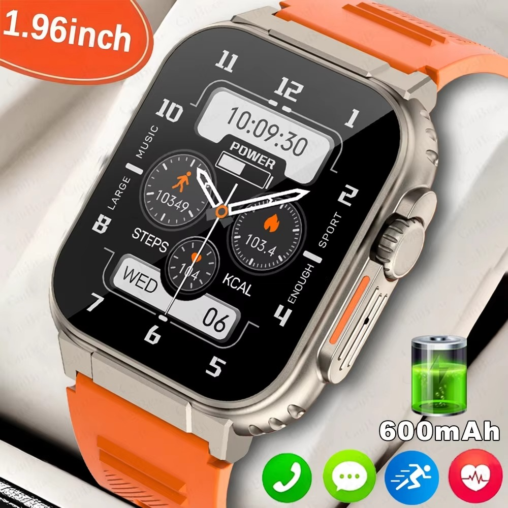 Smart Watch for Men with Bluetooth Calling | Outdoor Sports & Heart Rate Monitor